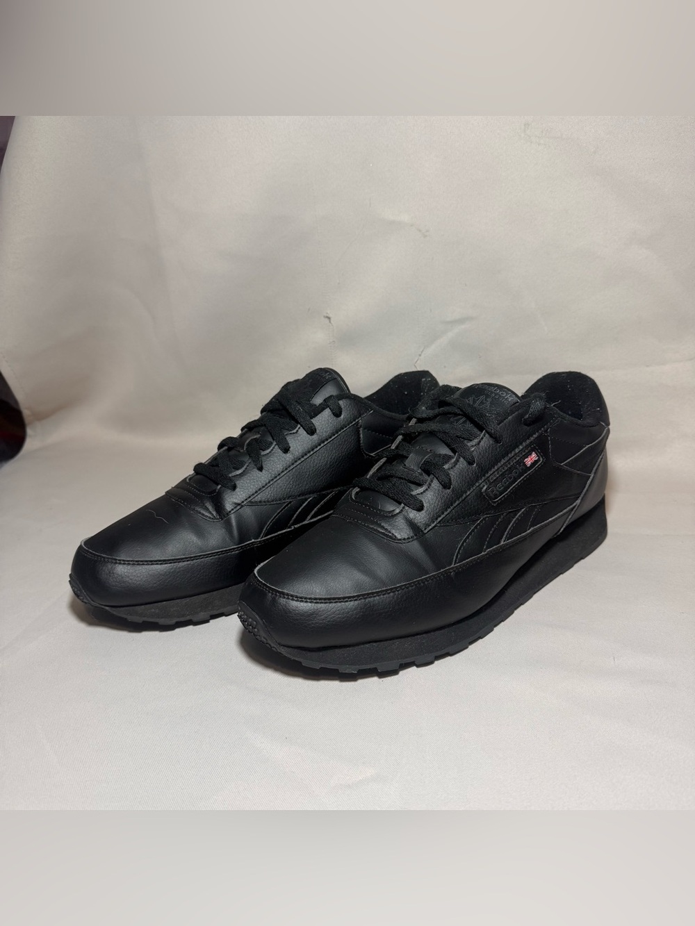 Reebok Classic Renaissance 4E Sneakers Black Leather Men’s sz: 12